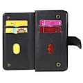 Miniatyrbillede 2 af 6: Samsung S10 Practical Wallet Case med 11-bakke Array V2 Black