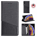 Pikkukuva 1 / 8: iPhone XS Max Elegant -kotelo PU-nahkaa ja RFID-esto Black