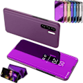 Pikkukuva 5 / 5: Huawei P30 Pro Smart Flip Case Clear View Seisova V2 Rocket Svart