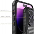 Miniatyrbild 3 av 6: Stöttåligt Skal med Transparent Karbondesign Legend iPhone 15 Plus