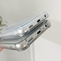 Pikkukuva 4 / 4: Ohut iskunkestävä kännykkäkuori korttipaikalla Samsung A42 5G Transparent