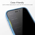 Miniatyrbild 5 av 6: 2-PACK iPhone 14 Pro Max Privacy Härdat glas 0.26mm 2.5D 9H Transparent