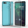 Miniatyrbillede 1 af 7: Motorola Moto E6 Play Stødabsorberende Silikone Cover Enkelt Transparent