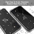 Miniatyrbillede 5 af 6: iPhone 12 Pro Max stødabsorberende silikone Shell Shockr Transparent