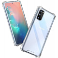 Miniatyrbild 1 av 5: Samsung S20 Stöttåligt Skal med Förstärkta Hörn Transparent
