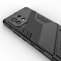 Miniatyrbild 5 av 5: Xiaomi Mi 11 Stöttåligt Skal med Kickstand ThinArmor V2 Svart