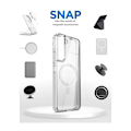 Pikkukuva 4 / 8: Samsung S22 Plus Transparent Stötdämpande Skal MagSafe-Kompatibelt