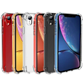 Miniatyrbild 1 av 6: iPhone XR Stöttåligt Skal med Förstärkta Hörn Transparent