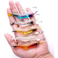 Miniatyrbillede 7 af 8: 6-PACK rejelokkemadsæt fiskeagn Multicolor