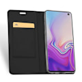 Miniatyrbild 1 av 4: Samsung S10e Flipfodral Skin Pro med Kortfack (SM-G970F) Svart