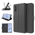 Miniatyrbild 1 av 5: Sony Xperia 5 IV Flipfodral Skin Pro V2 med Kortfack Svart