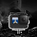 Miniatyrbillede 2 af 8: GoPro Hero 9 Sort kamerahus Vandtæt skal Transparent