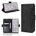 Miniatyrbillede 1 af 7: Google Pixel 7 Pro pung etui PU læder 6-LOMMES Winston V3 Black