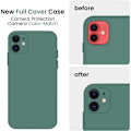 Pikkukuva 3 / 5: iPhone 12 Kuminen Matt Green Shell Liquid - vihreä