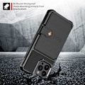 Miniatyrbild 6 av 7: iPhone 13 Pro Max Stöttåligt Premium Skal 4-FACK Solid V3 Svart