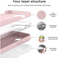 Miniatyrbild 2 av 5: iPhone 13 Pro Gummibelagt Skal med Kameraskydd Liquid V2 - Rosa