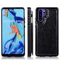 Pikkukuva 1 / 5: Huawei P30 Pro iskunkestävä kotelo, 3-taskuinen Flippr Black