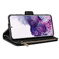 Miniatyrbillede 3 af 7: Samsung S21 FE multifunktionelt pung etui Lynlås 8-rum Svart