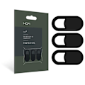 Miniatyrbillede 1 af 5: 3-PACK Webcam beskyttelse til bærbare computere / iPad Black