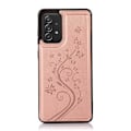 Miniatyrbild 2 av 10: Samsung A52/A52s 4G/5G Stöttåligt Skal Korthållare 3-FACK Flippr V2 Rosa guld