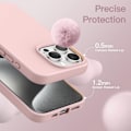 Pikkukuva 4 / 7: Kuminen iskunkestävä kotelo iPhone 15 Pro Max - vaaleanpunainen