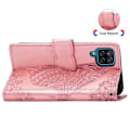 Miniatyrbillede 4 af 5: Samsung A12 Pung Etui PU Læder 4-LOMMES Motiv Sommerfugl Pink gold