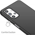 Pikkukuva 4 / 7: Samsung A32 4G Ultra-ohut kumipinnoitettu mattamusta Cover Basic V2 Black