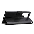 Miniatyrbillede 5 af 5: Samsung S22 Ultra Wallet Case PU Læder 4 RUMMET Black