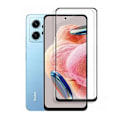 Miniatyrbillede 1 af 7: Xiaomi Redmi Note 12 4G FullFrame 0,26 mm 2,5D 9H hærdet glas Transparent