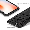 Pikkukuva 4 / 9: iPhone XS Max Iskunkestävä kansi Jalusta ja korttipaikka ThinArmor V3 Black