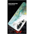 Pikkukuva 9 / 9: Xiaomi Mi 10 Marble Shell 9H Tempered Glass Back Glassback V2 Black Svart/Vit