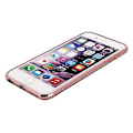 Miniatyrbillede 6 af 7: iPhone 8 Plus stødabsorberende gummicover med rhinsten Svart