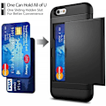 Miniatyrbillede 2 af 4: iPhone SE (2020 & 2022) Shockproof Case Card Slot StreetWise Black