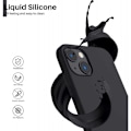 Miniatyrbillede 5 af 11: Gummibelagt stilfuldt cover 3in1 iPhone 7/8/SE2/SE3 - Sort