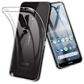 Miniatyrbillede 1 af 6: Nokia 4.2 stødabsorberende silikone cover Enkelt Transparent