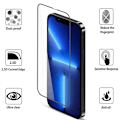 Miniatyrbillede 2 af 7: iPhone 14 Max FullFrame 0,26 mm 2,5D 9H hærdet glas Transparent