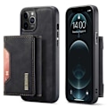 Pikkukuva 1 / 9: 8-FACK iPhone 11 Pro Max Stöttåligt Skal med Magnetisk Korthållare DG.MING Detach Black