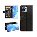 Miniatyrbillede 1 af 5: Xiaomi Mi 11 Lite Pung Etui PU Læder 4 RUMM Black