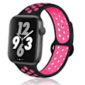 Pikkukuva 1 / 2: Apple Watch 40 mm tyylikäs urheiluranneke Runnr musta/vaaleanpunainen Pink