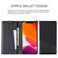 Miniatyrbillede 2 af 7: elegant etui til iPhone 11 Pro Max i PU-læder med RFID-blok Black