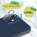 Pikkukuva 3 / 5: 2-PACK iPhone 12 Mini Protection Linssin suojaus Kameran suojaus Transparent