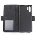Miniatyrbillede 6 af 6: Samsung Note 10 Plus tegnebog etui PU læder 6-LOMMES Winston V3 Black
