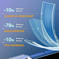 Miniatyrbillede 4 af 7: iPhone 14 Pro stødabsorberende silikone Shell Shockr Transparent