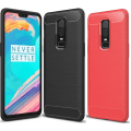 Miniatyrbillede 1 af 8: OnePlus 6T stødsikker stødabsorberende skal SlimCarbon Svart