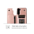 Miniatyrbild 7 av 10: Samsung s24 Plus Stöttåligt Skal Korthållare 3-FACK Flippr - Roseguld