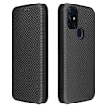 Miniatyrbillede 2 af 10: OnePlus Nord N10 Flip Case Kortrum CarbonDreams Black