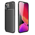 Miniatyrbild 1 av 5: iPhone 13 Stöttåligt Slimmat Skal FullCarbon V4 Svart