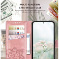 Pikkukuva 4 / 6: Samsung S24 -lompakkokotelo PU-nahkainen 4-TASKUN Motif Butterfly