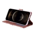 Miniatyrbillede 4 af 9: iPhone 12 / 12 Pro Trendy Pung-etui Sparkle 4-KOMPARTMENT Svart