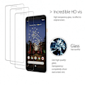Miniatyrbillede 3 af 4: 2-PAK Google Pixel 3a Hærdet glas 0,26 mm 2,5D 9H Transparent